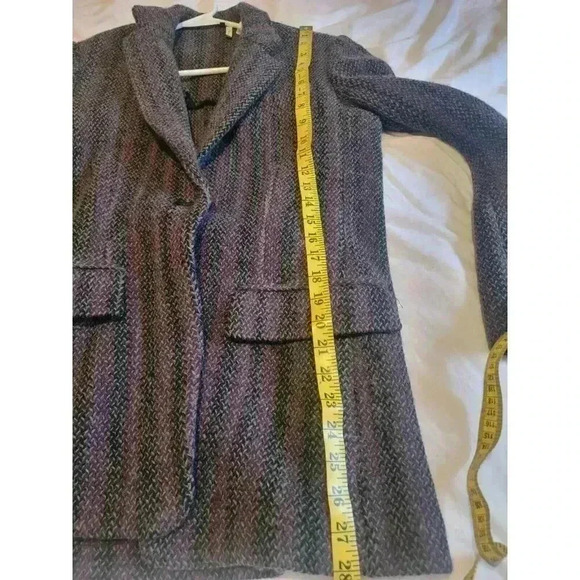 IISLI Wool Blazer WoolJacket Womens sz 6 Coquette Academia Boss Lady Office - Picture 8 of 12